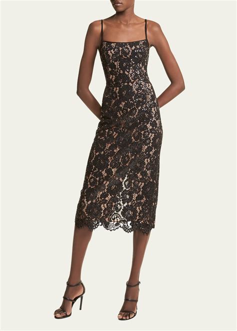 michael kors merlot lace dress|Designer Ready.